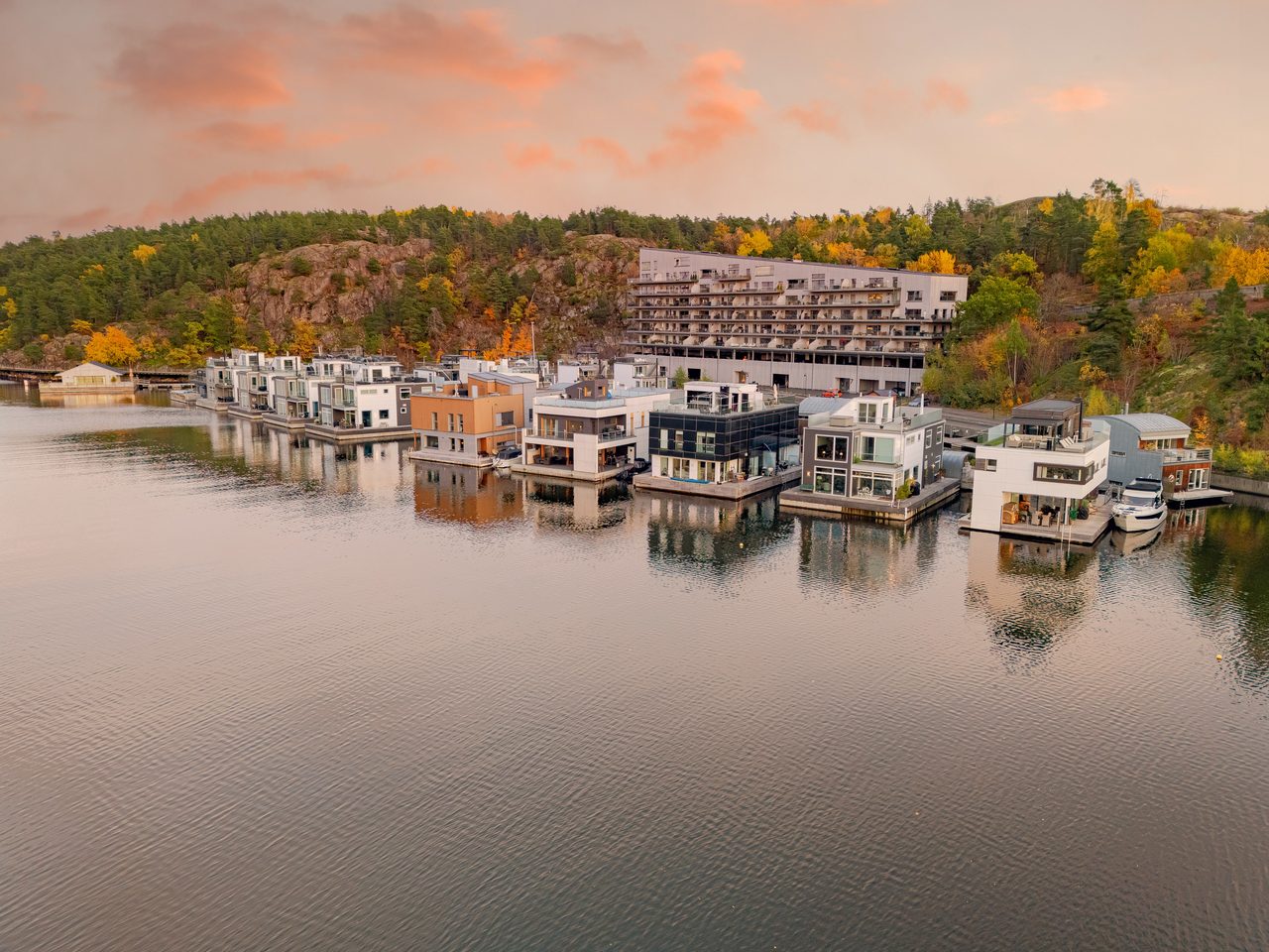 Husbåtar - skymning