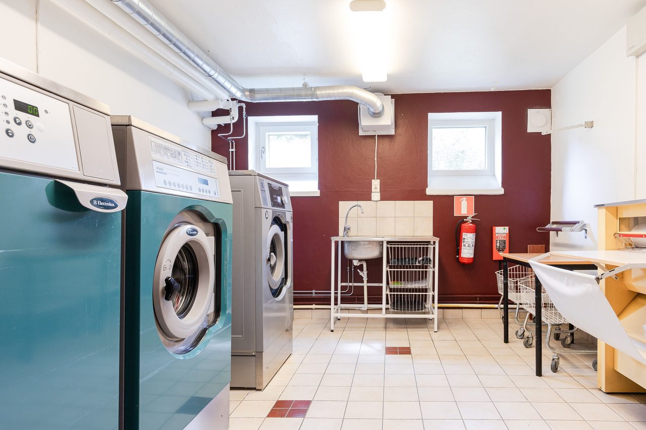 Gemensam tvättstuga i huset