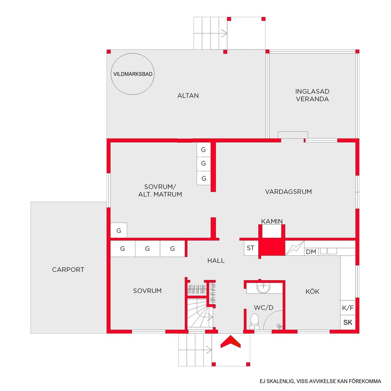 Planlösning Entréplan