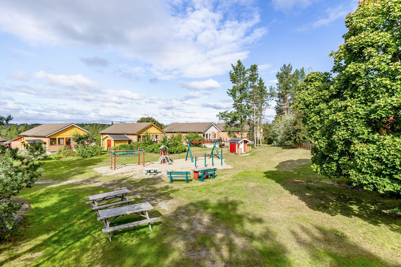 Lekplats i skyddat läge