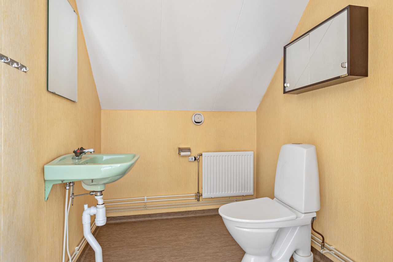 Duschrum på övervåning