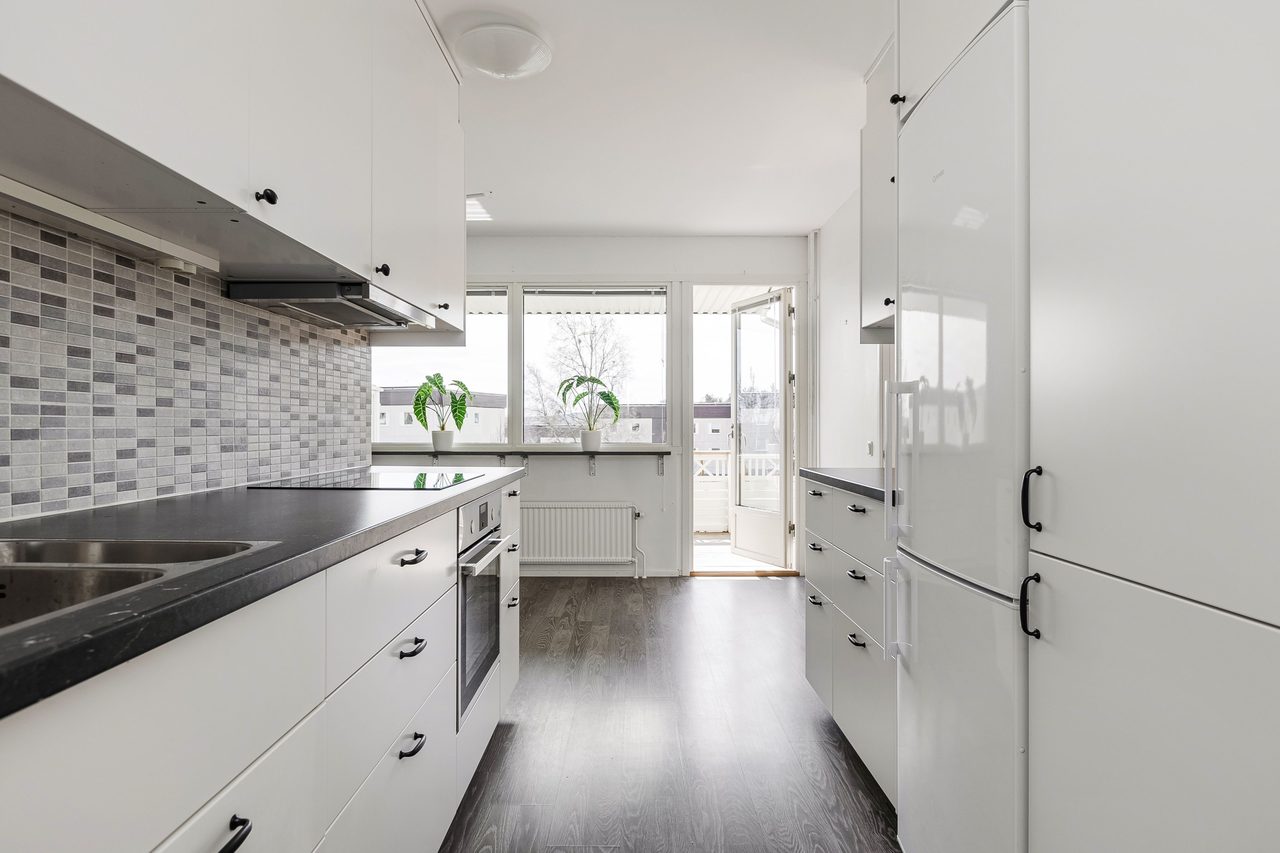 Renoverat och ljust kök