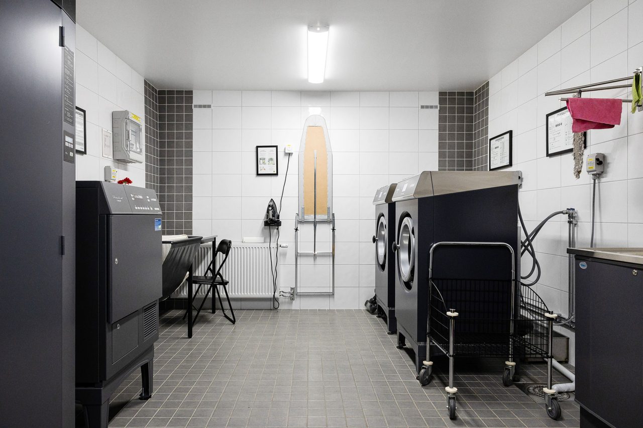 Gemensam tvättstuga i huset