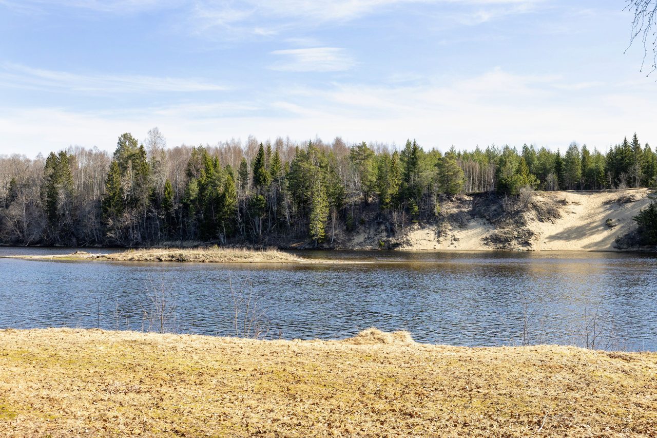 Fin utsikt mot älven och nipan