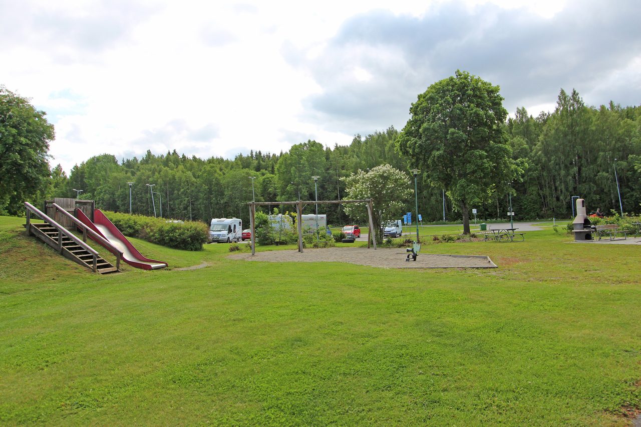 En av föreningens lekplatser