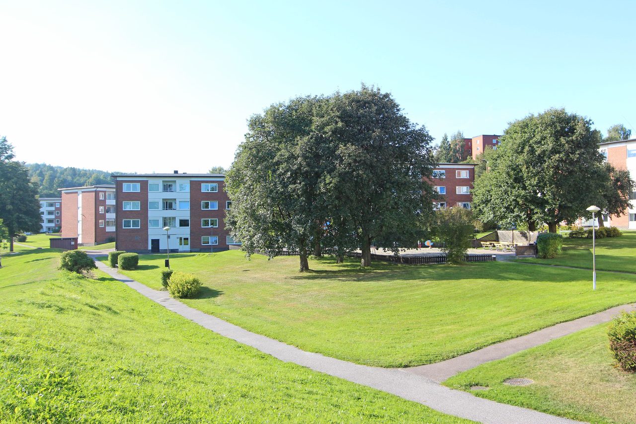 En av föreningens innergårdar