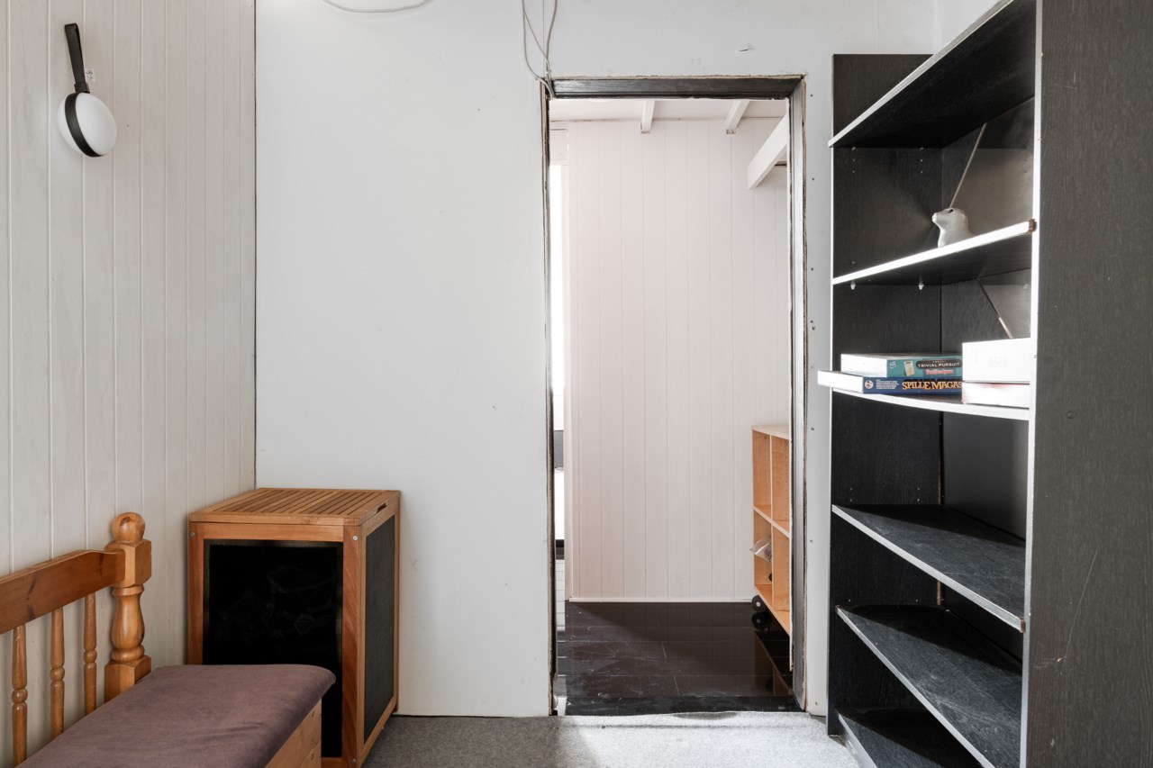 Kopparhögarnas koloniområde, gång S stuga 21