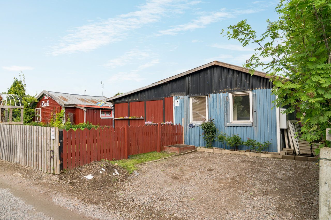 Kopparhögarnas koloniområde, gång S stuga 21