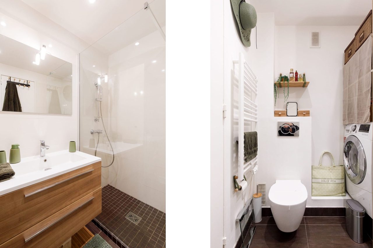 Charmig etta med kokvrå och balkong – nära stranden i Antibes