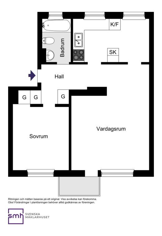 Hallebergsvägen 38, 3/3 tr.
