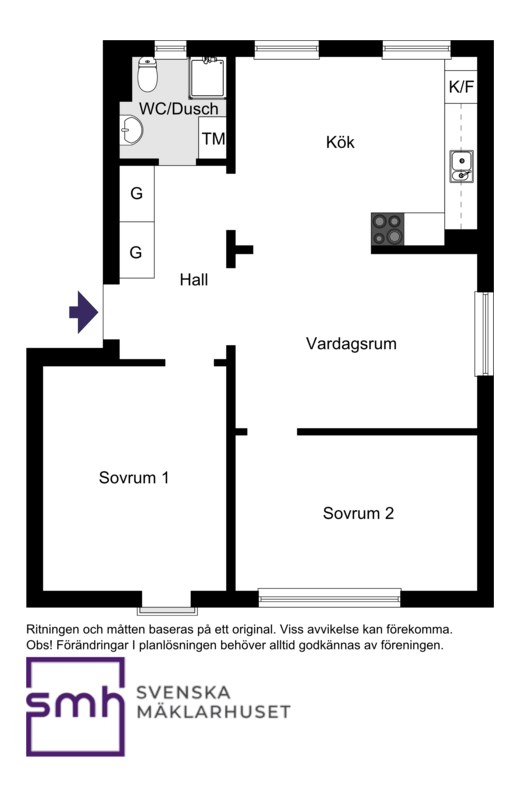 Spångavägen 16, 2tr.