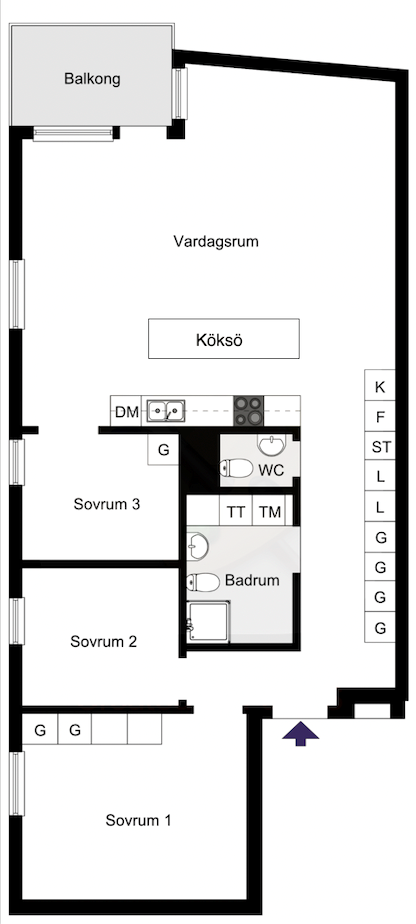 Annedalsvägen 49, 3tr.