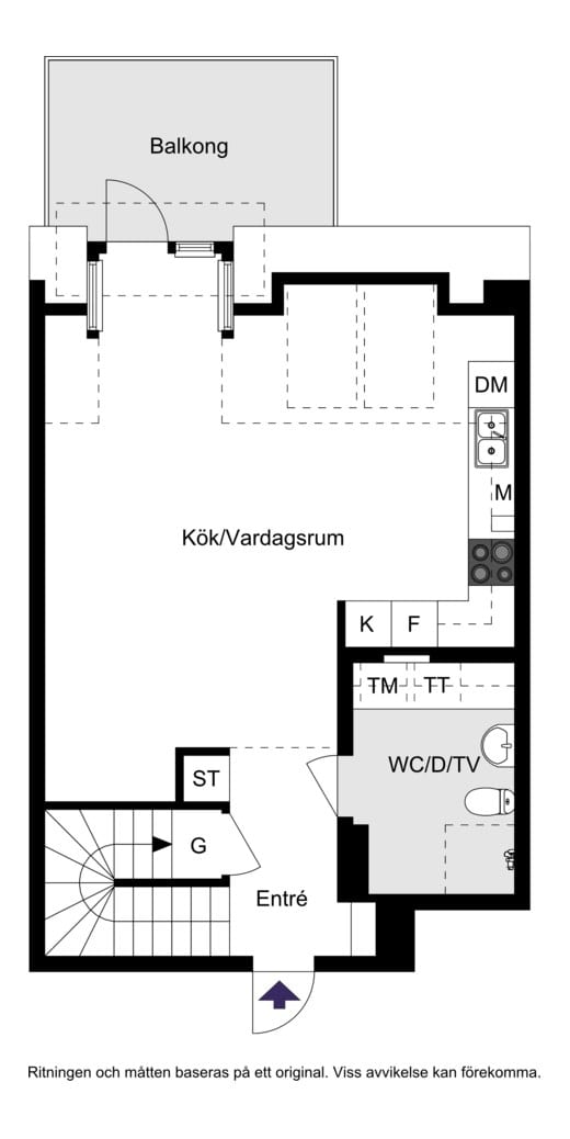 Planritning Bottenplan