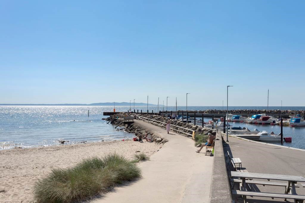 Lågupplöst Piren i Vejbystrand