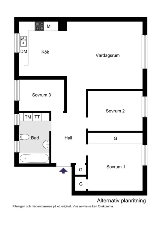 Cedergrensvägen 27, 2 tr.