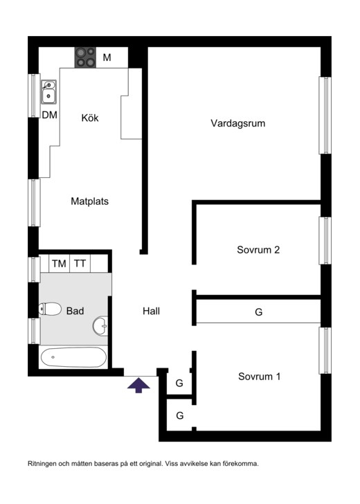 Cedergrensvägen 27, 2 tr.