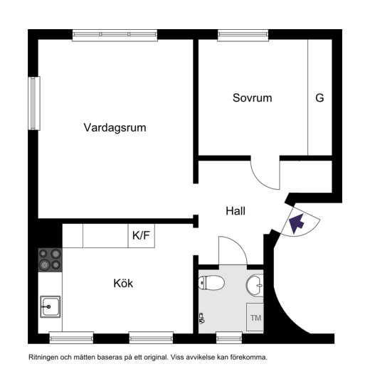 Valborgsmässovägen 15, 3tr