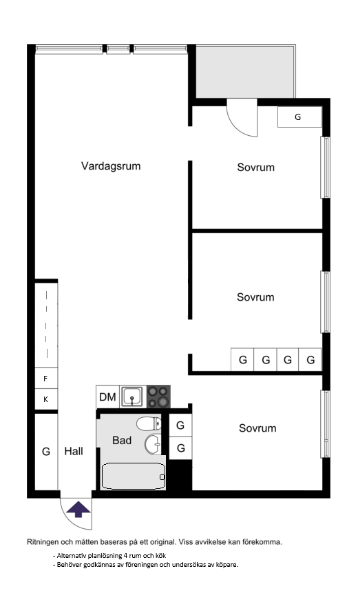 Ljusstöparbacken 1, vån 5