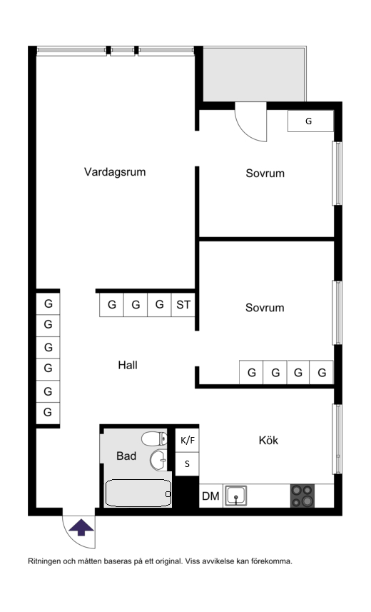 Ljusstöparbacken 1, vån 5
