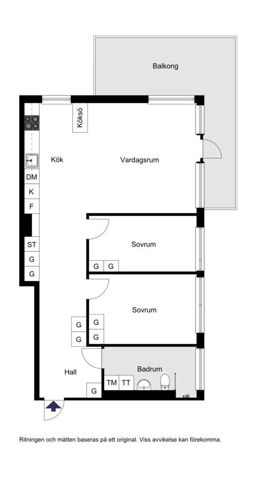 Bryggvägen 17, vån 2/5