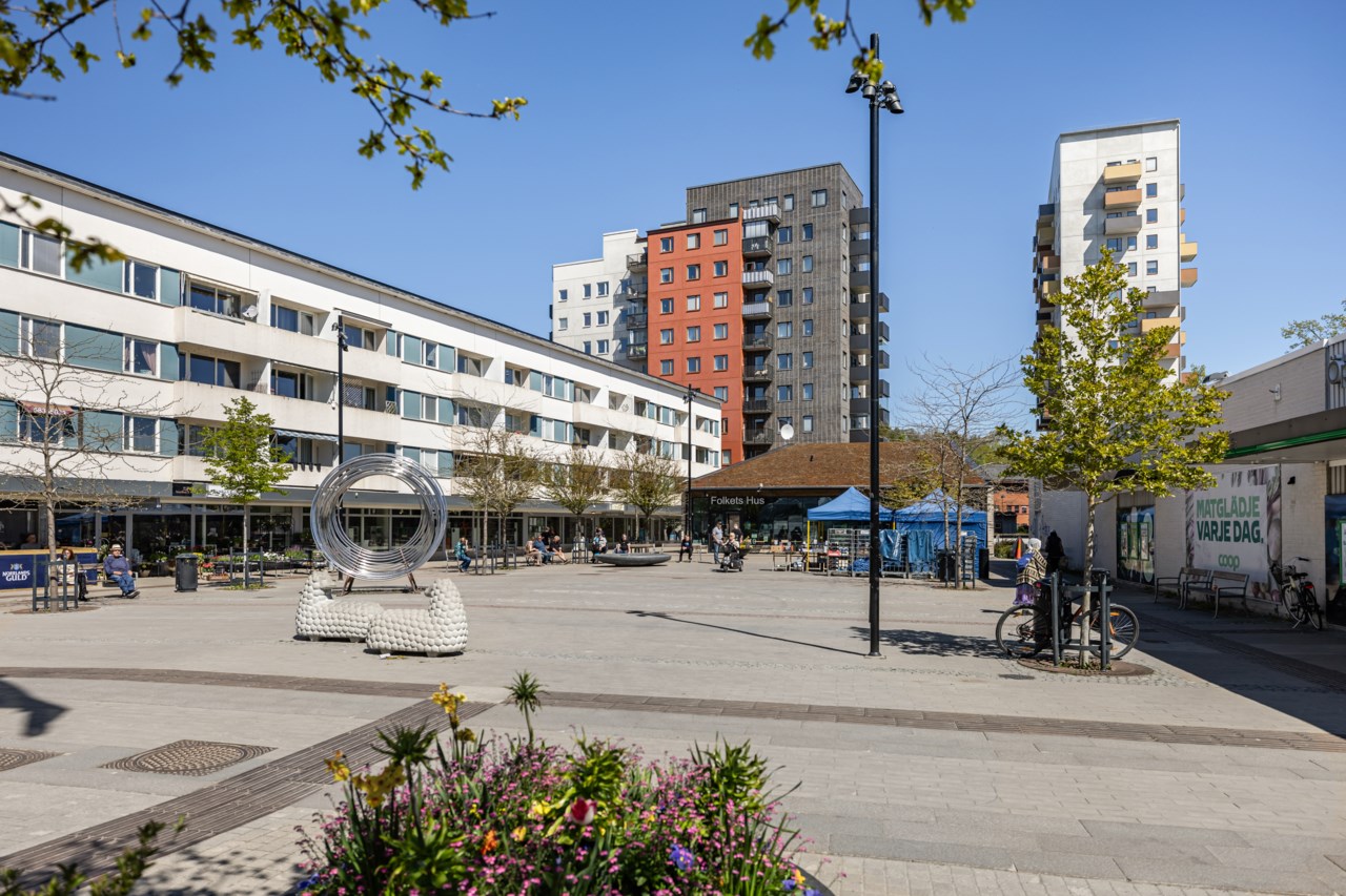 5 min gångväg till Kallhälls centrum