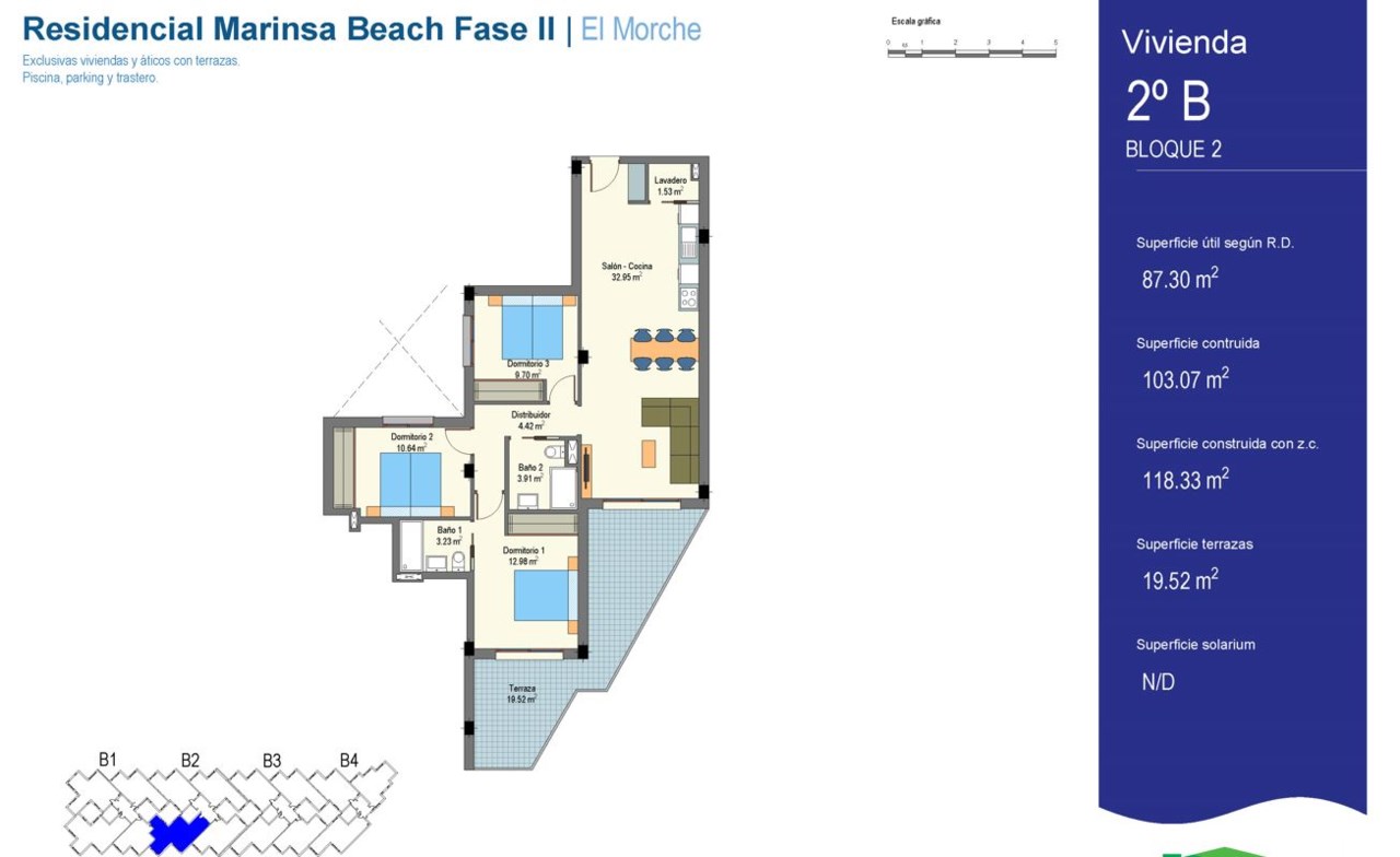 Marinsa Beach- Nyproduktion fas 2. Tre sovrum
