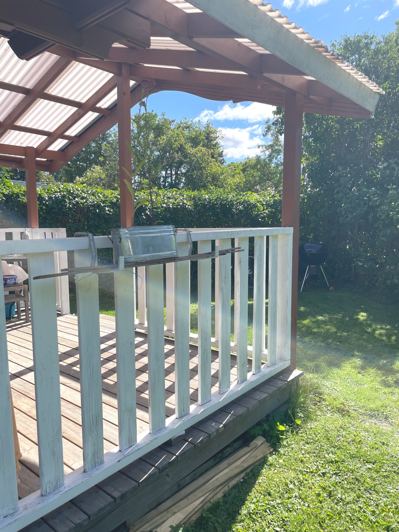 Rymlig och trevlig veranda!