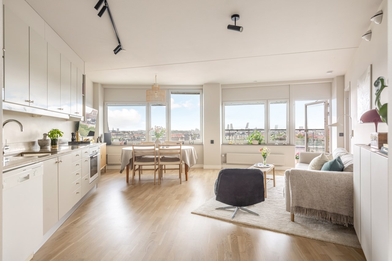 Löjtnantsgatan 3, våning 13!