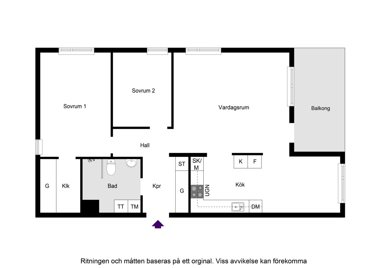Kuttervägen 4, vån 6