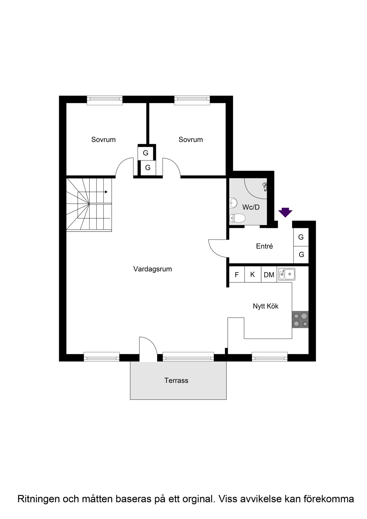 Eskadervägen 40, Etage