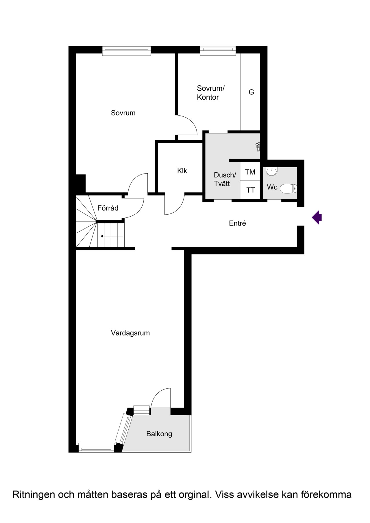 Eskadervägen 40, Etage