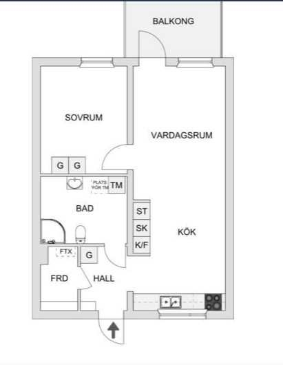 Gottorpsvägen 33F
