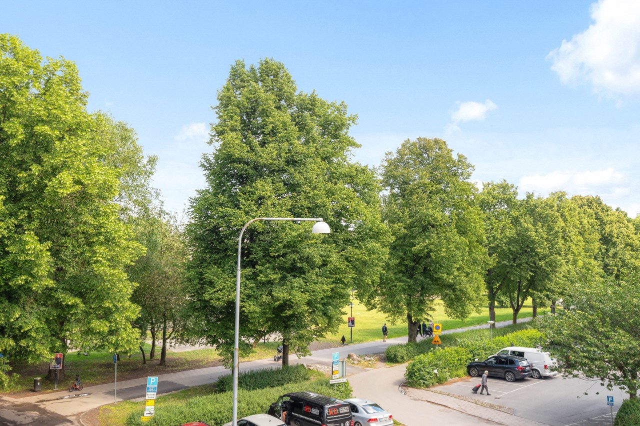 Utsikt från balkongen!