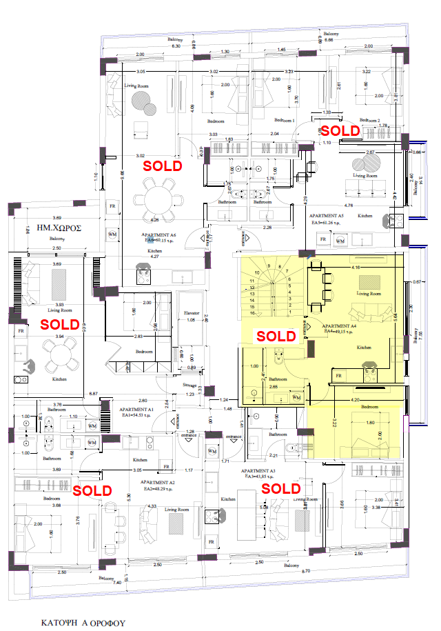 A floor Building B
