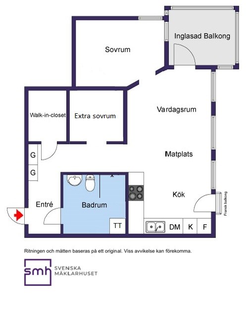 Vintrosagatan 58, 6 tr