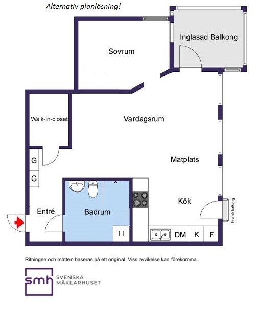 Vintrosagatan 58, 6 tr