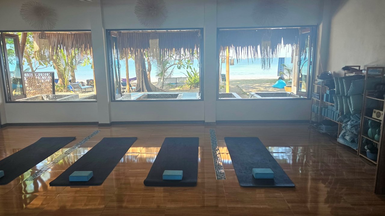 Hälsocenter med fantastiskt strandläge på Koh Lanta