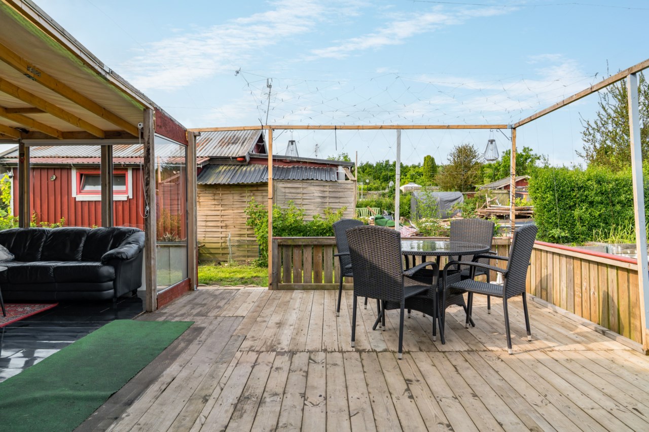Kopparhögarnas koloniområde, gång S stuga 21