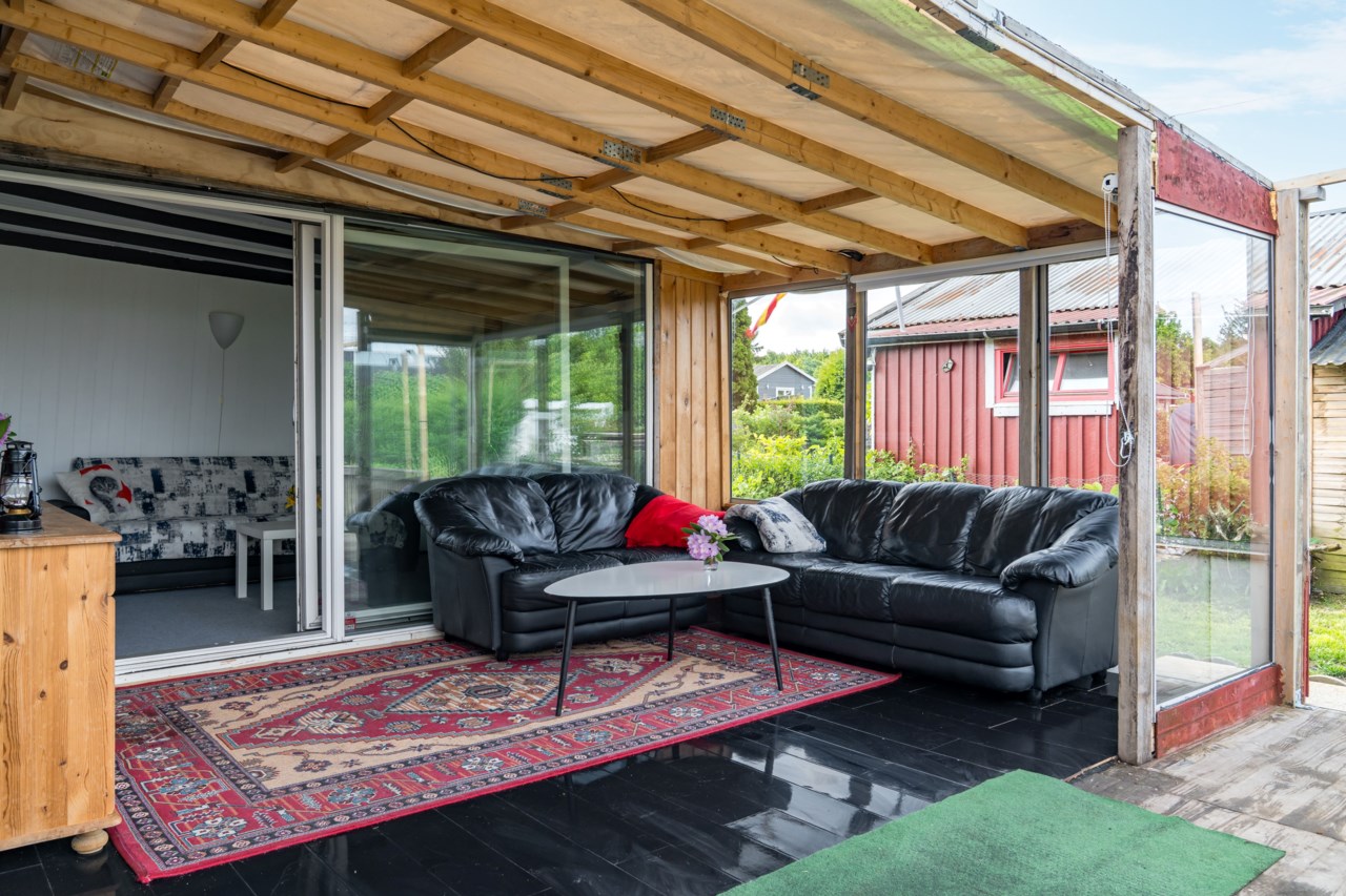 Kopparhögarnas koloniområde, gång S stuga 21