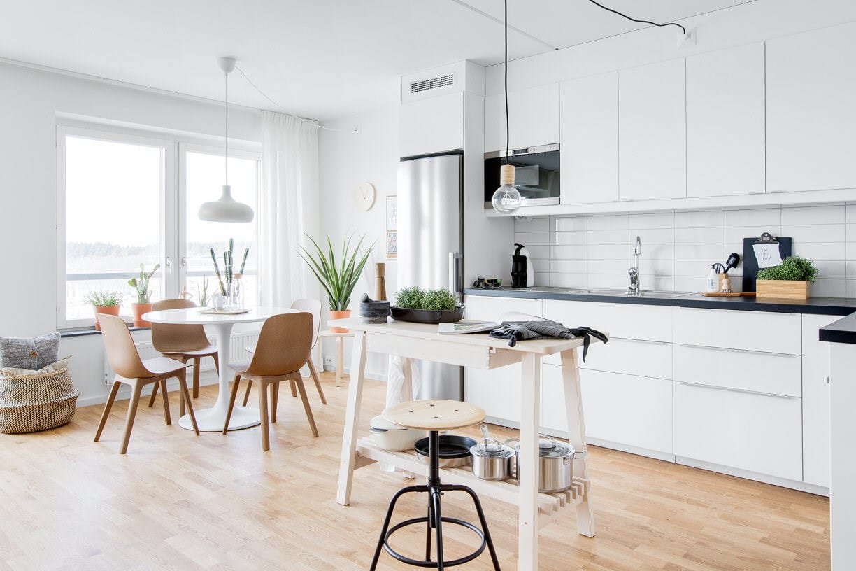 Bild från visningslägenhet om 58 m² (spegelvänd)