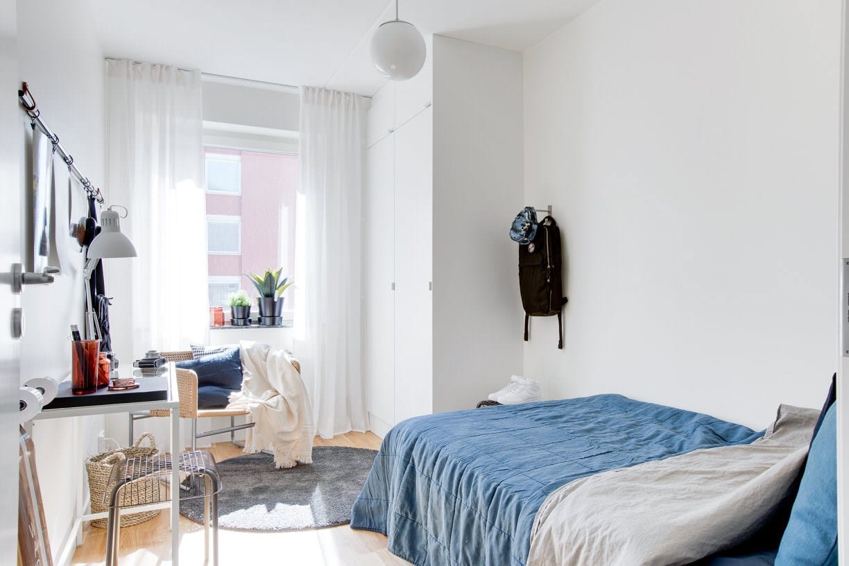 Sovrum - bild från visningslägenhet