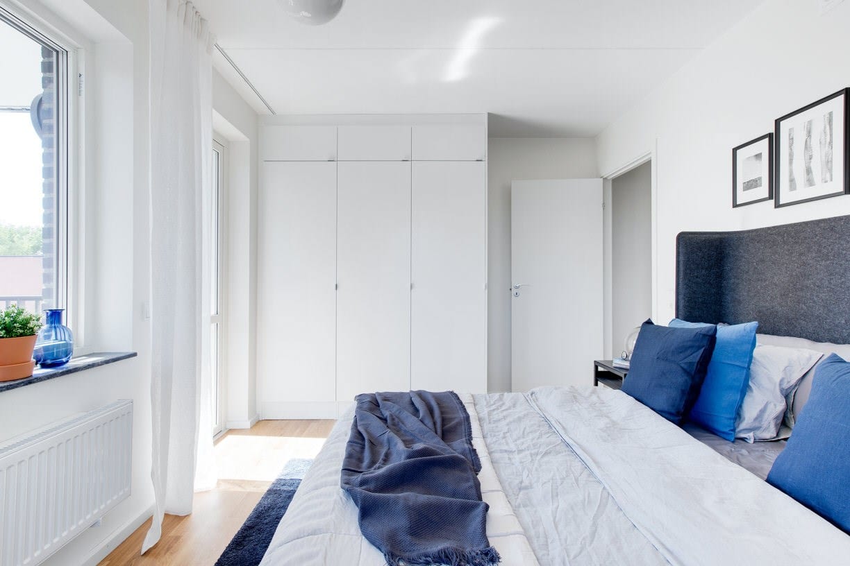 Sovrum - bild från visningslägenhet