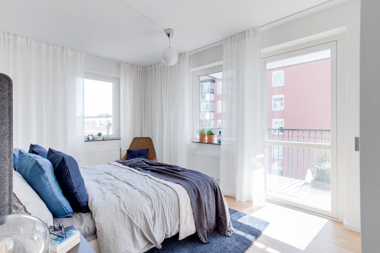 Sovrum - bild från visningslägenhet
