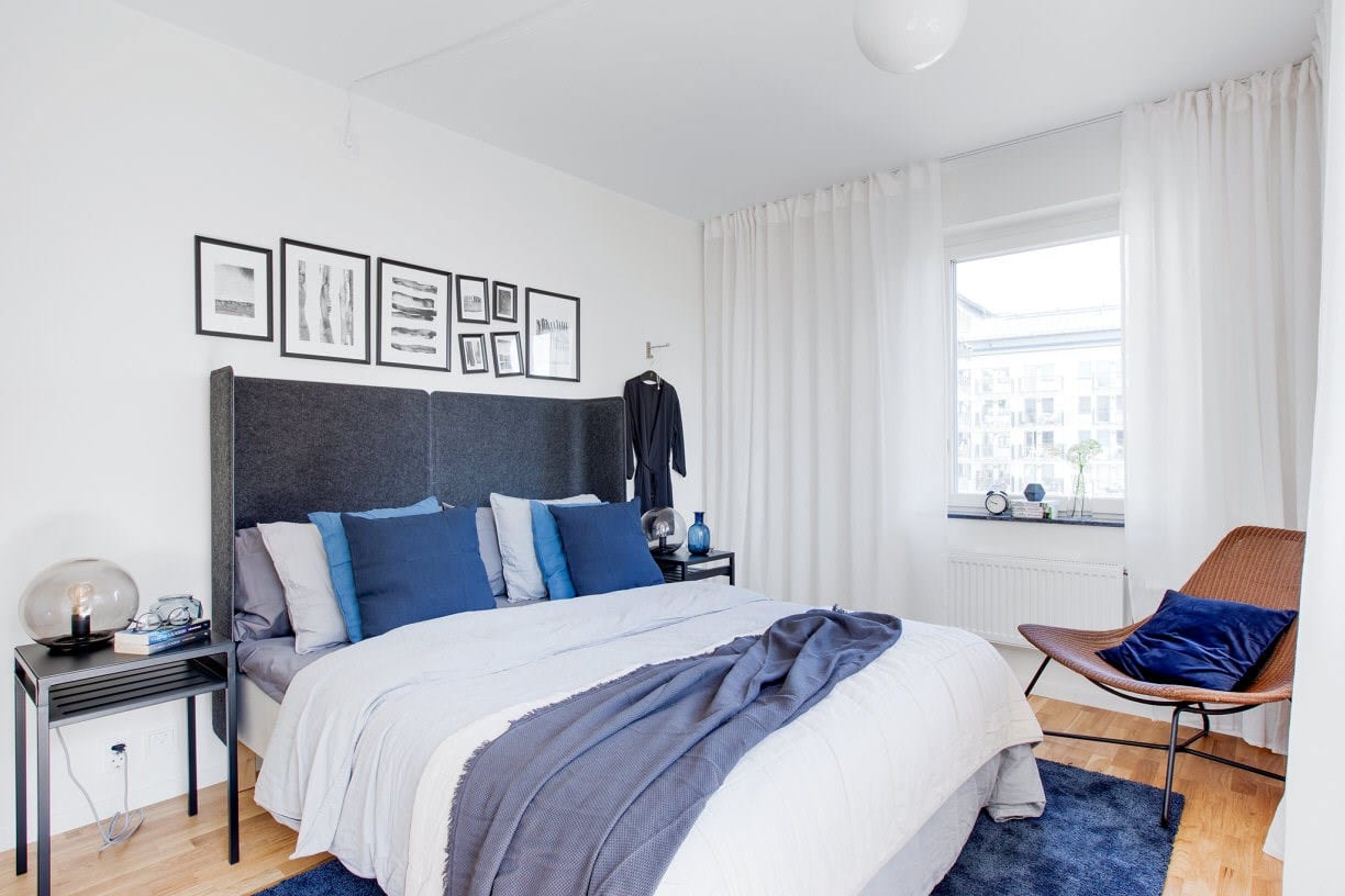 Sovrum - bild från visningslägenhet