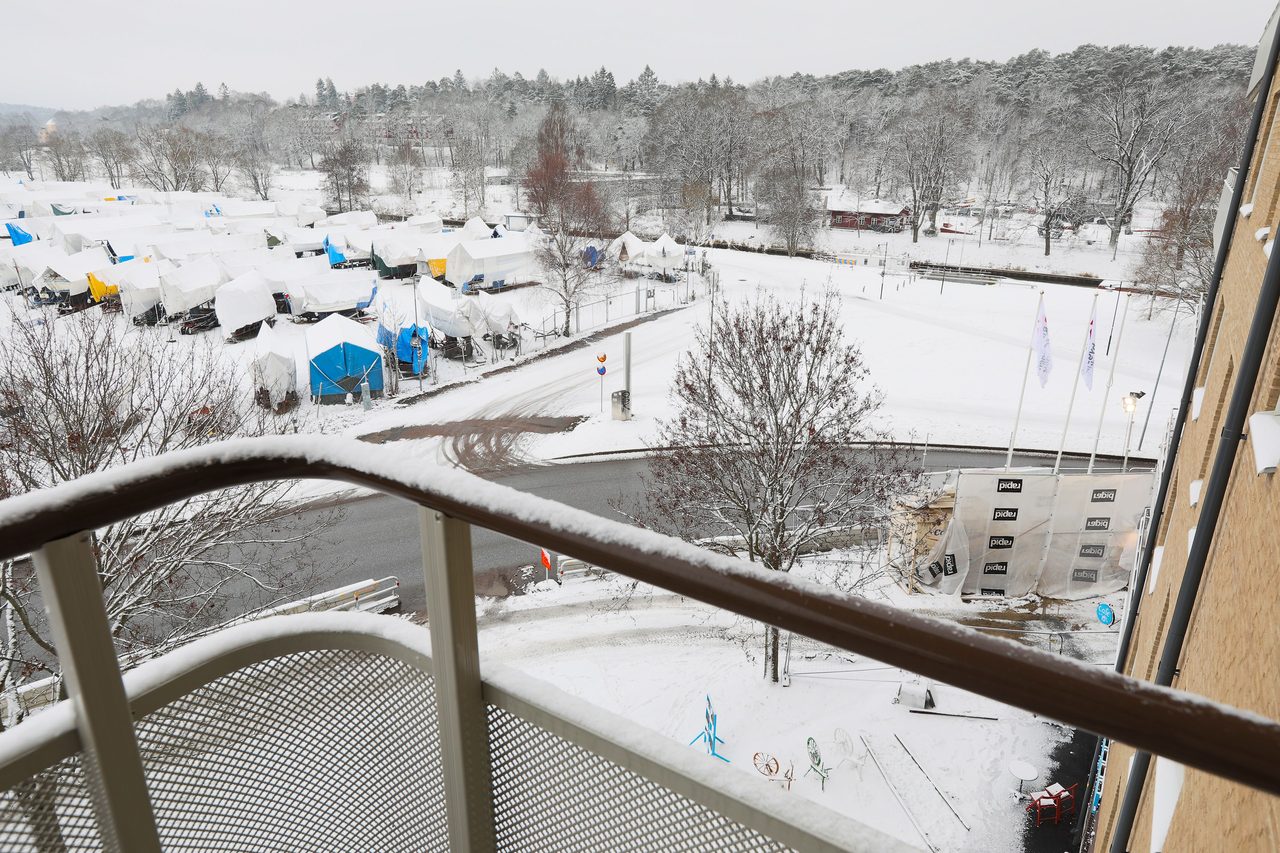 Några meter från fyrisån