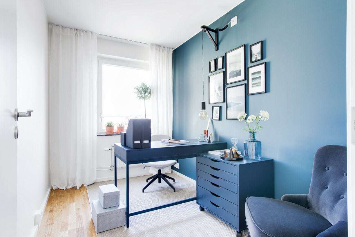 Sovrum/kontor - bild från visningslägenhet