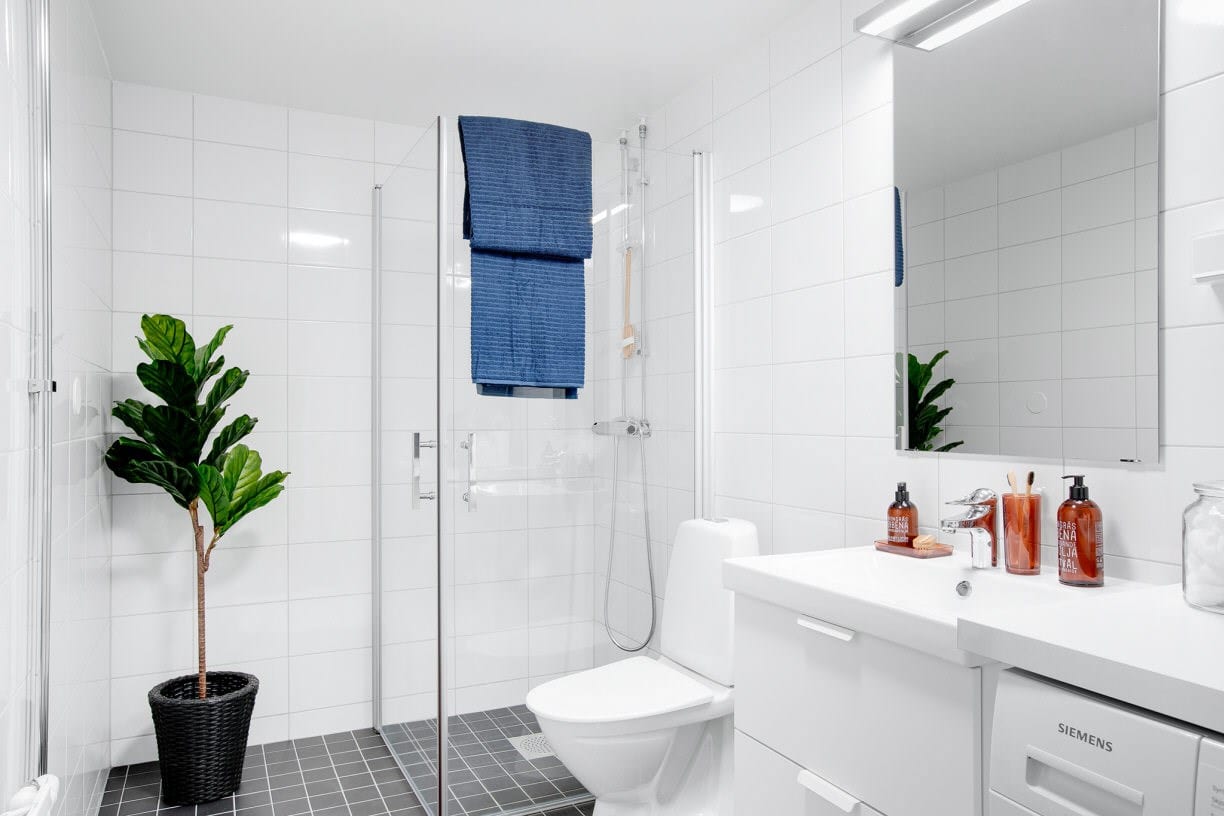 Duschrum - bild från visningslägenhet