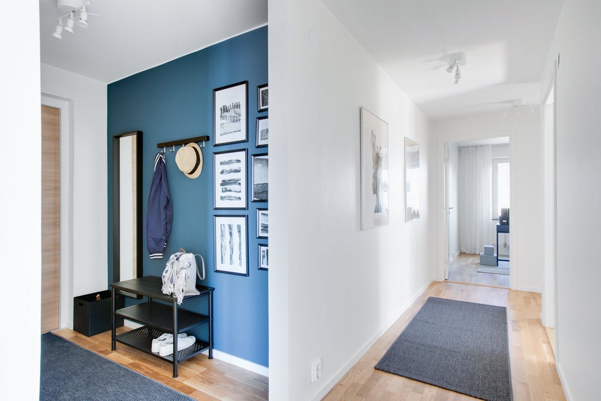 Hall - bild från visningslägenhet