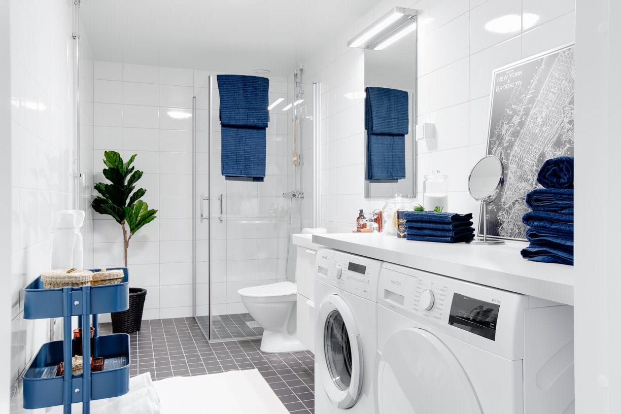 Duschrum - bild från visningslägenhet