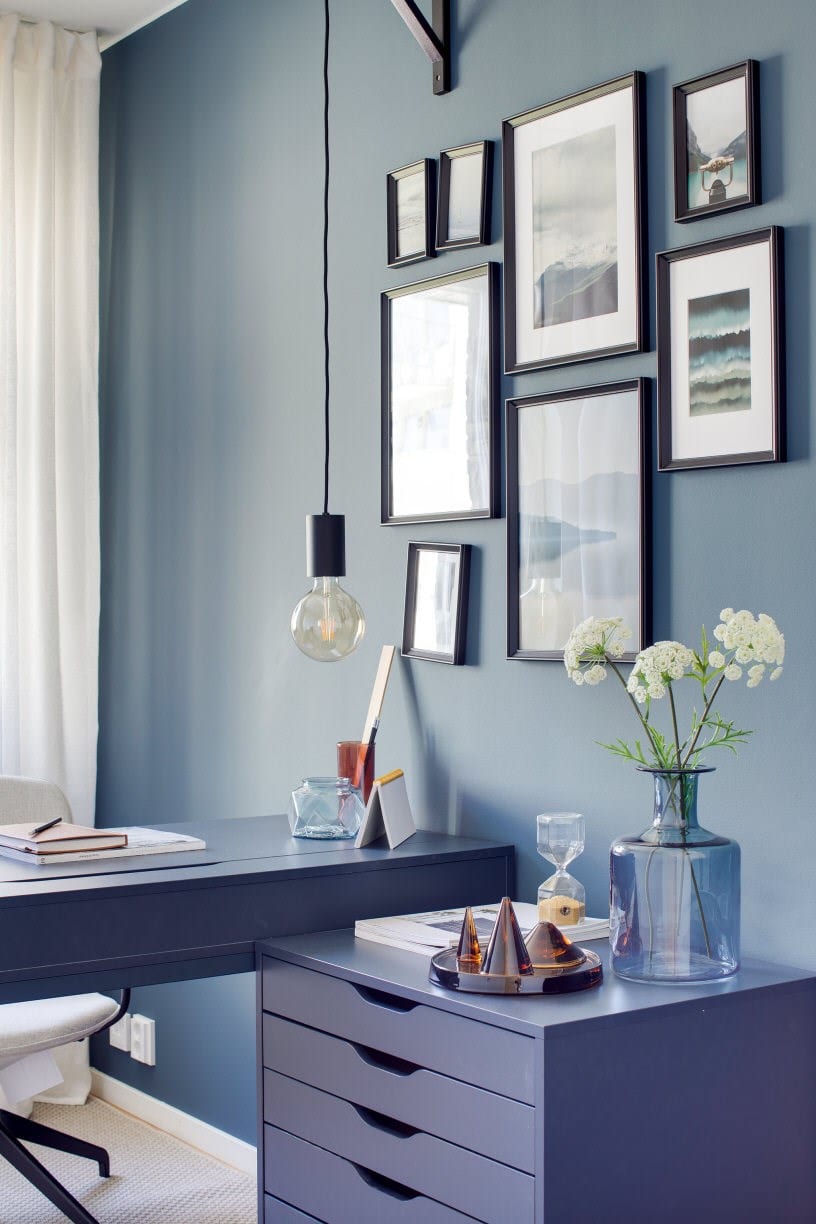 Detaljbild sovrum - bild från visningslägenhet